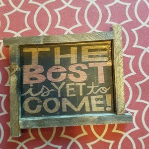 Home decor wood sign